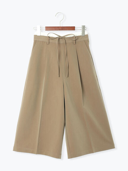 ダブルウエストクロップド丈パンツ《2025autumn catalog item》(チャコールグレー/ブラック/モカ)|Te chichi TERRASSE(テチチ テラス)通販