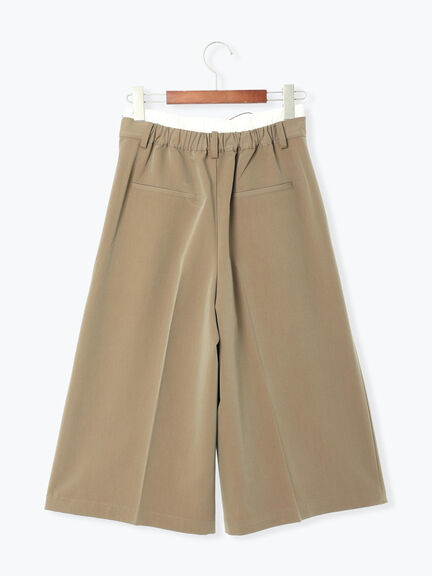 ダブルウエストクロップド丈パンツ《2025autumn catalog item》(チャコールグレー/ブラック/モカ)|Te chichi TERRASSE(テチチ テラス)通販