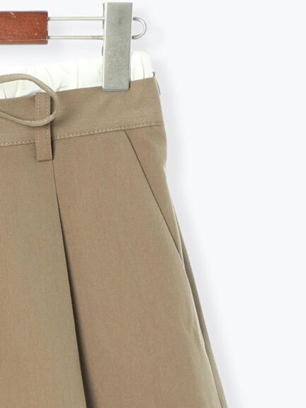 ダブルウエストクロップド丈パンツ《2025autumn catalog item》(チャコールグレー/ブラック/モカ)|Te chichi TERRASSE(テチチ テラス)通販