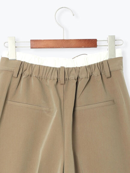 ダブルウエストクロップド丈パンツ《2025autumn catalog item》(チャコールグレー/ブラック/モカ)|Te chichi TERRASSE(テチチ テラス)通販
