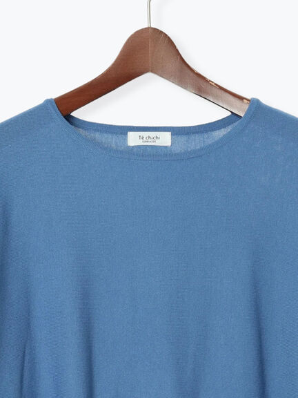 金釦ドルマンスリーブニット(ブラック/ピンク/ベージュ/ブルー)|Te chichi TERRASSE(テチチ テラス)通販