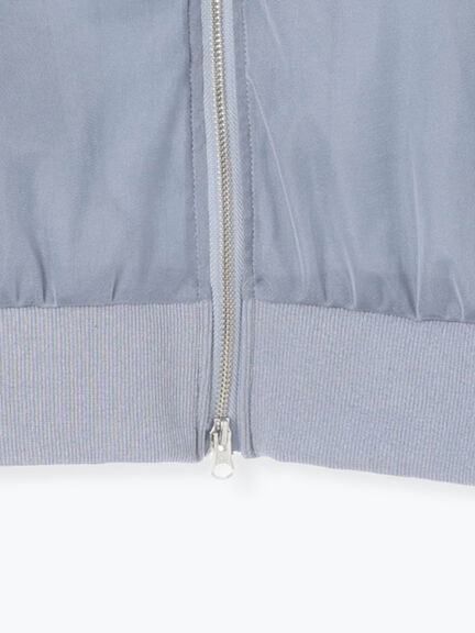 チュールダブルジップブルゾン(ブラック/ブルー)|Te chichi TERRASSE(テチチ テラス)通販