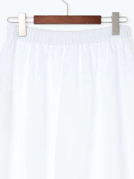 レーステープギャザースカート《2025autumn catalog item》(オフホワイト/ブラック/ブラウン)|Te chichi TERRASSE(テチチ テラス)通販