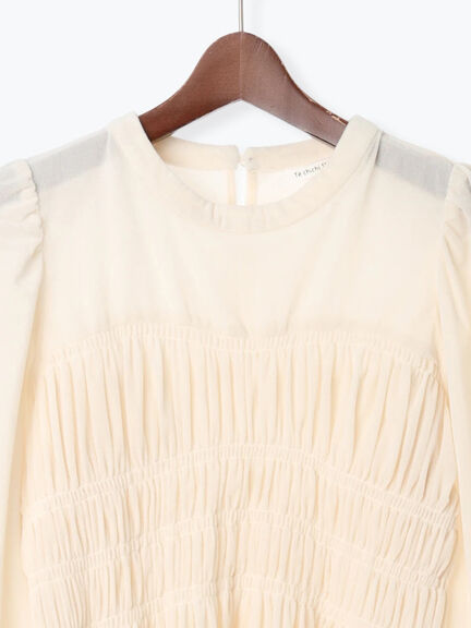 ベロアシャーリングトップス(オフホワイト/ブラック/モカ)|Te chichi TERRASSE(テチチ テラス)通販