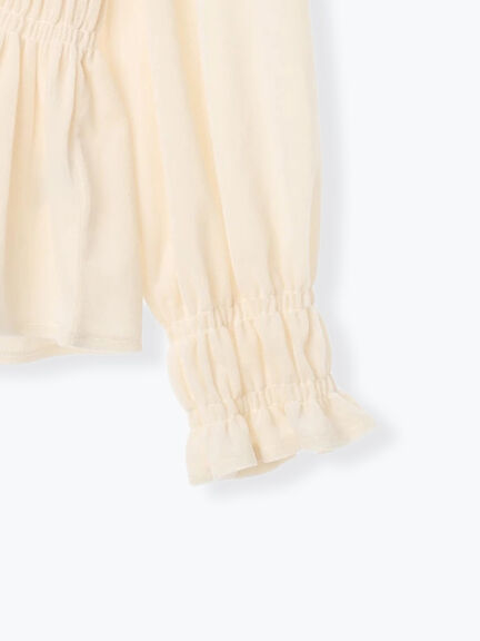 ベロアシャーリングトップス(オフホワイト/ブラック/モカ)|Te chichi TERRASSE(テチチ テラス)通販