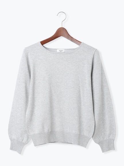 袖口金釦クルーネックニット(グレー/ブラック/レッド/ブルー)|Te chichi TERRASSE(テチチ テラス)通販