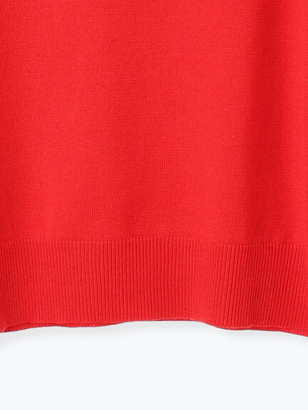 袖口金釦クルーネックニット(グレー/ブラック/レッド/ブルー)|Te chichi TERRASSE(テチチ テラス)通販