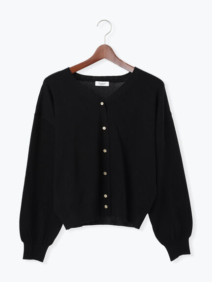 前後2WAY金釦Vネックカーディガン(グレー/ブラック/レッド/ブルー)|Te chichi TERRASSE(テチチ テラス)通販