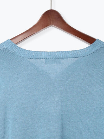 前後2WAY金釦Vネックカーディガン(グレー/ブラック/レッド/ブルー)|Te chichi TERRASSE(テチチ テラス)通販