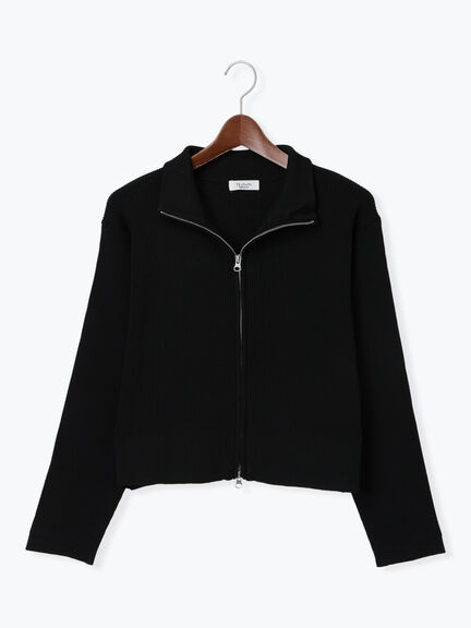 Wジップハイネックリブカーディガン(オフホワイト/ブラック/レッド/ミント/ネイビー)|Te chichi TERRASSE(テチチ テラス)通販