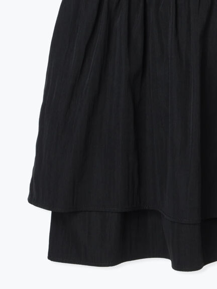 ナイロンペプラムベスト(ブラック/カーキ)|Te chichi TERRASSE(テチチ テラス)通販