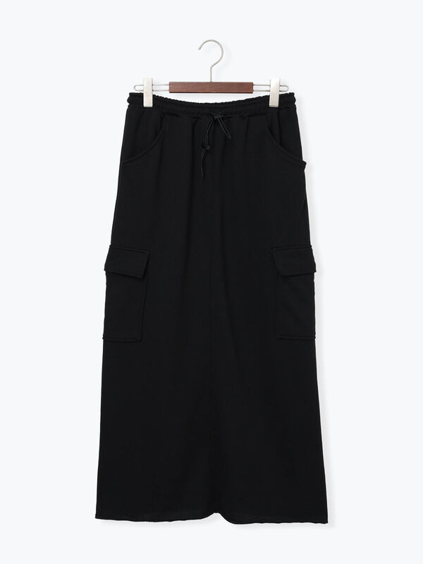 裏毛カーゴスカート(ブラック)|Te chichi TERRASSE(テチチ テラス)通販