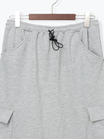 裏毛カーゴスカート(グレー/ブラック)|Te chichi TERRASSE(テチチ テラス)通販