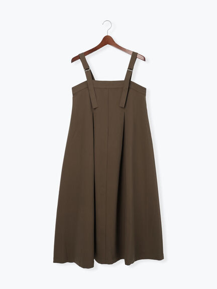 フレアジャンパースカート(チャコールグレー/ブラウン)|Te chichi TERRASSE(テチチ テラス)通販