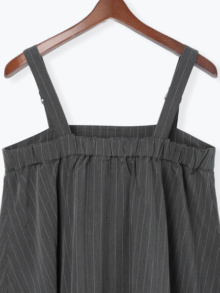 フレアジャンパースカート(チャコールグレー/ブラウン)|Te chichi TERRASSE(テチチ テラス)通販