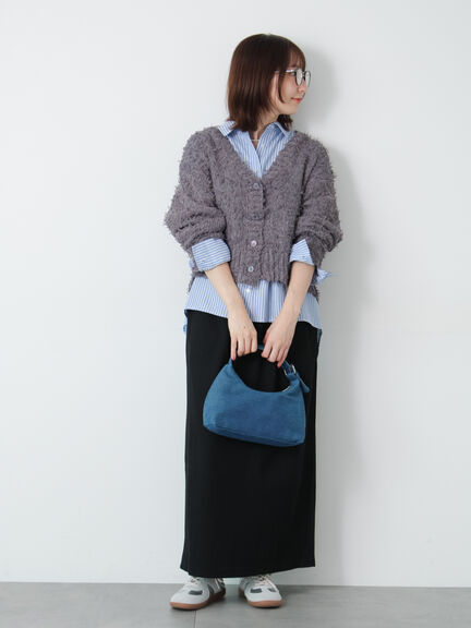 ワッフルナロースカート(グレー/ブラック/ボルドー)|Te chichi TERRASSE(テチチ テラス)通販