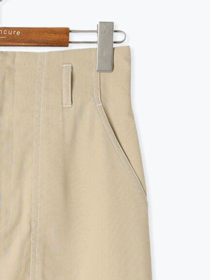 配色ステッチスカート《2025summer catalog item》(グレー/ブラック/ベージュ)|Lugnoncure(ルノンキュール)通販