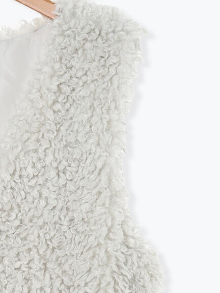 ミドルボアベスト(オフホワイト/チャコールグレー/モカ)|Lugnoncure(ルノンキュール)通販