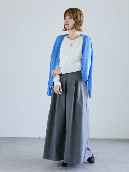 シアースラブテレコ長袖トップス(オフホワイト/グレー/ブラック)|Lugnoncure(ルノンキュール)通販