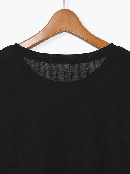 シアースラブテレコ長袖トップス(オフホワイト/グレー/ブラック)|Lugnoncure(ルノンキュール)通販