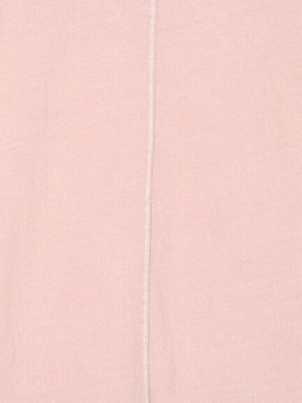 ピグメントグリッターロゴ7分袖Tシャツ(チャコールグレー/ピンク/ブラウン)|Lugnoncure(ルノンキュール)通販