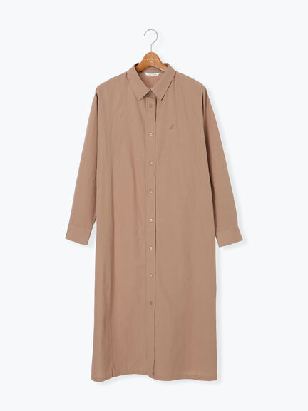 刺繍入りアソートシャツワンピース《2025autumn catalog item》(ブラック/ベージュ/ネイビー)|Lugnoncure(ルノンキュール)通販