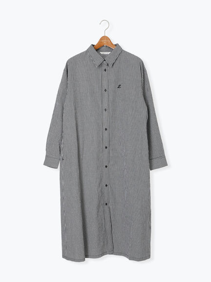 刺繍入りアソートシャツワンピース《2025autumn catalog item》(ブラック/ベージュ/ネイビー)|Lugnoncure(ルノンキュール)通販