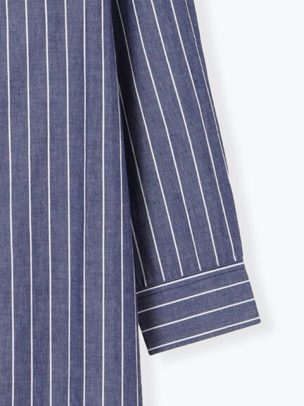 刺繍入りアソートシャツワンピース《2025autumn catalog item》(ブラック/ベージュ/ネイビー)|Lugnoncure(ルノンキュール)通販