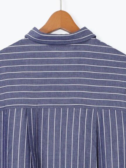 刺繍入りアソートシャツワンピース《2025autumn catalog item》(ブラック/ベージュ/ネイビー)|Lugnoncure(ルノンキュール)通販