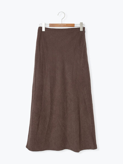 スウェード調バイアススカート《2025autumn catalog item》(レッド/ベージュ/ブラウン)|Lugnoncure(ルノンキュール)通販