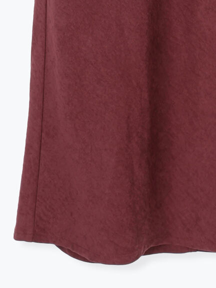 スウェード調バイアススカート《2025autumn catalog item》(レッド/ベージュ/ブラウン)|Lugnoncure(ルノンキュール)通販