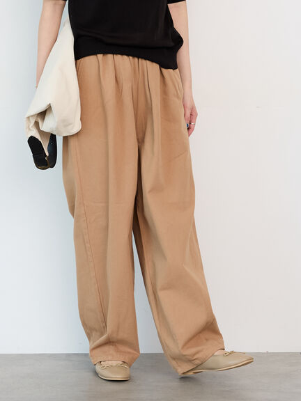 アソートコクーンイージーパンツ(オフホワイト/ブラック/ベージュ/ネイビー/キナリ)|Lugnoncure(ルノンキュール)通販