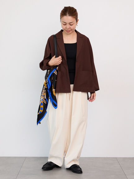 アソートコクーンイージーパンツ(オフホワイト/ブラック/ベージュ/ネイビー/キナリ)|Lugnoncure(ルノンキュール)通販