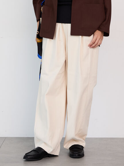 アソートコクーンイージーパンツ(オフホワイト/ブラック/ベージュ/ネイビー/キナリ)|Lugnoncure(ルノンキュール)通販