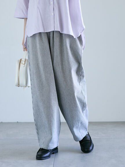 アソートコクーンイージーパンツ(オフホワイト/ブラック/ベージュ/ネイビー/キナリ)|Lugnoncure(ルノンキュール)通販