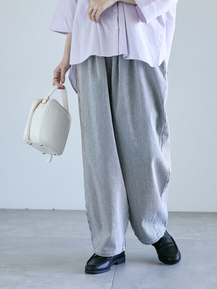 アソートコクーンイージーパンツ(オフホワイト/ブラック/ベージュ/ネイビー/キナリ)|Lugnoncure(ルノンキュール)通販