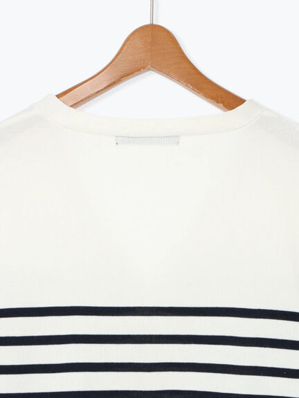 無地/柄アソートVネックカーディガン(オフホワイト/グレー/チャコールグレー/パープル)|Lugnoncure(ルノンキュール)通販