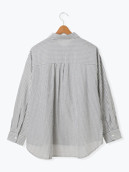 無地/柄アソートレギュラーオーバーシャツ(オフホワイト/ブラック/ベージュ/ネイビー)|Lugnoncure(ルノンキュール)通販