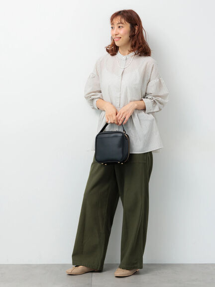 アソートペプラムブラウス(オフホワイト/ブラック/ベージュ/ブルー)|Lugnoncure(ルノンキュール)通販