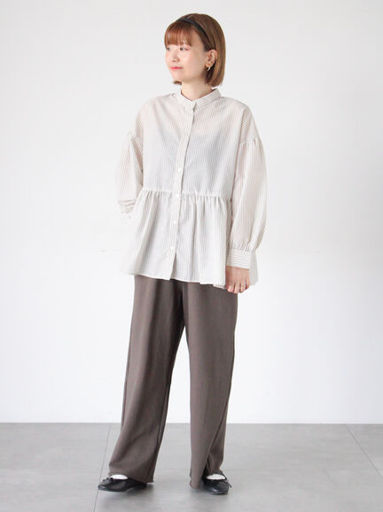 アソートペプラムブラウス(オフホワイト/ブラック/ベージュ/ブルー)|Lugnoncure(ルノンキュール)通販