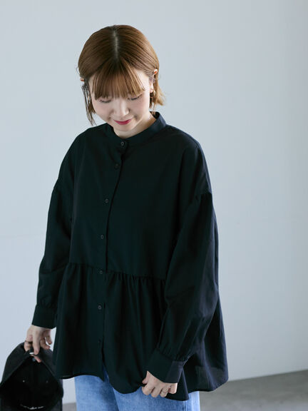 アソートペプラムブラウス(オフホワイト/ブラック/ベージュ/ブルー)|Lugnoncure(ルノンキュール)通販