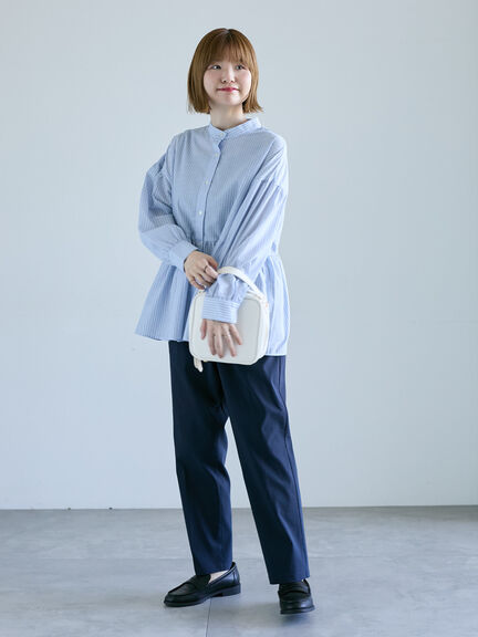 アソートペプラムブラウス(オフホワイト/ブラック/ベージュ/ブルー)|Lugnoncure(ルノンキュール)通販