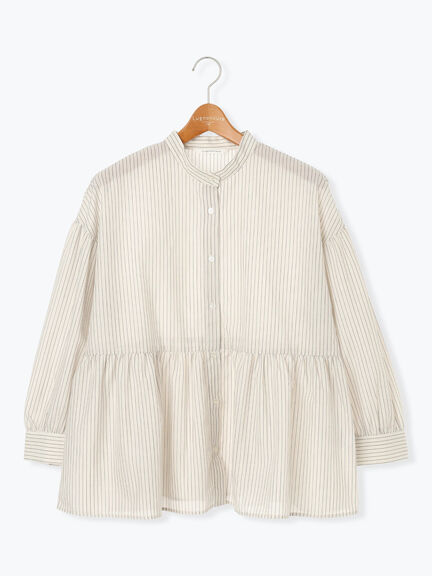 アソートペプラムブラウス(オフホワイト/ブラック/ベージュ/ブルー)|Lugnoncure(ルノンキュール)通販