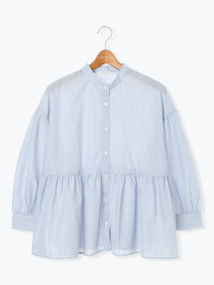 アソートペプラムブラウス(オフホワイト/ブラック/ベージュ/ブルー)|Lugnoncure(ルノンキュール)通販