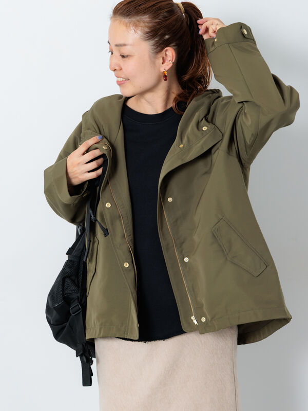 【撥水】マウンテンパーカー(カーキ)|Lugnoncure(ルノンキュール)通販