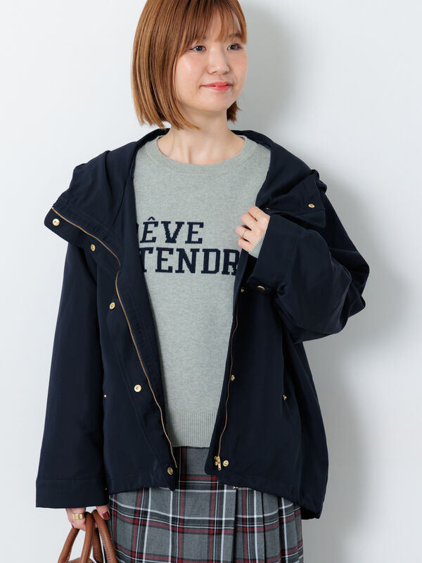 【撥水】マウンテンパーカー(ネイビー)|Lugnoncure(ルノンキュール)通販