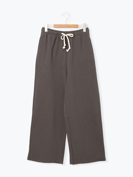 スウェットワイドパンツ《2025autumn catalog item》(グレー/チャコールグレー/ブラック)|Lugnoncure(ルノンキュール)通販