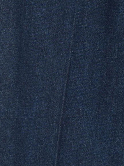 センタープレスストレートデニムパンツ《2025autumn catalog item》(ブラック/ネイビー)|Lugnoncure(ルノンキュール)通販