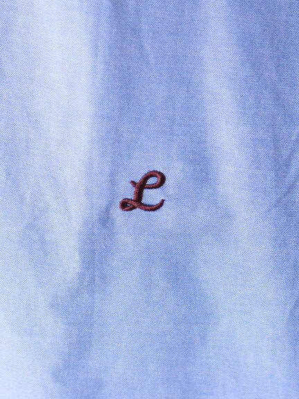 刺繍入りアソートオックスフォードシャツ《2025autumn catalog item》(グレー/ブルー/パープル)|Lugnoncure(ルノンキュール)通販
