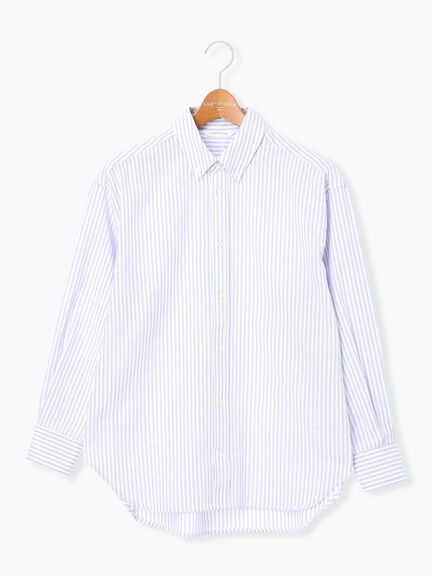 刺繍入りアソートオックスフォードシャツ《2025autumn catalog item》(グレー/ブルー/パープル)|Lugnoncure(ルノンキュール)通販